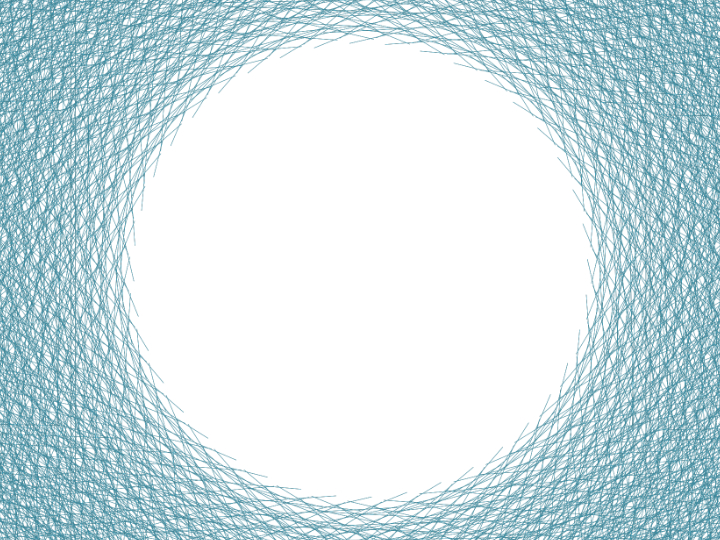 Abstract blue spiral pattern with white center.
